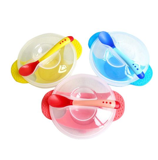 Baby Plate with Lid & Spoon