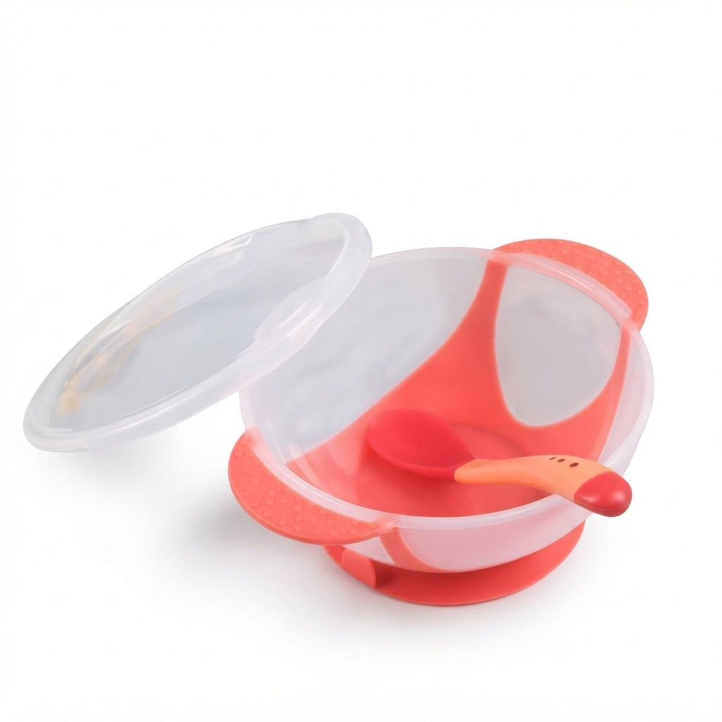 Baby Plate with Lid & Spoon