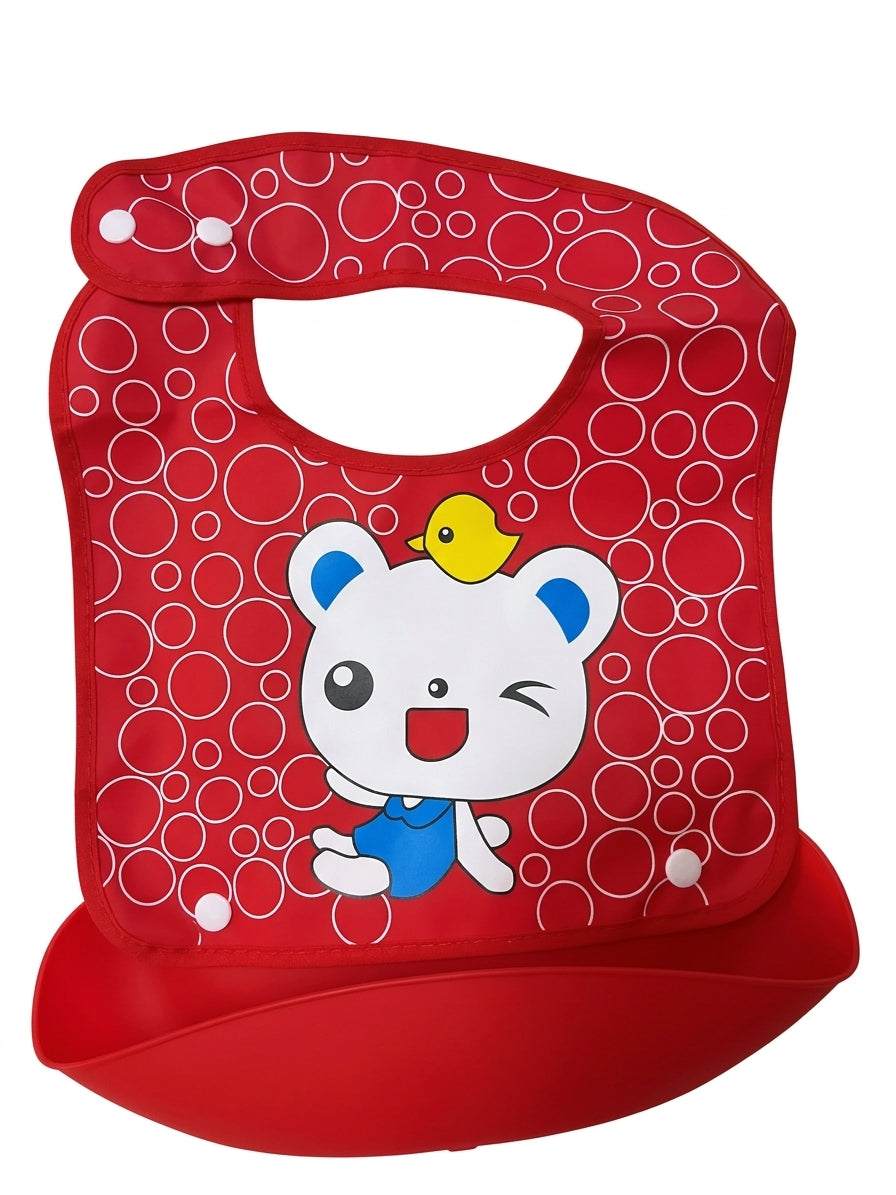 waterproof bib with plate