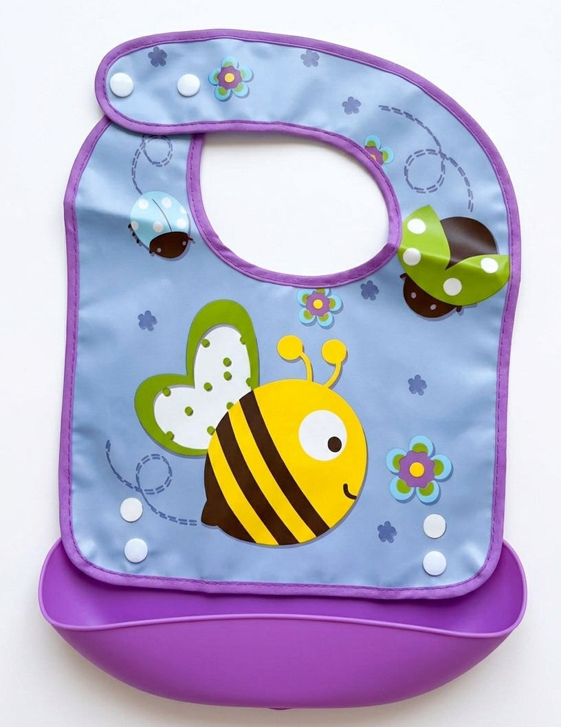 waterproof bib with plate