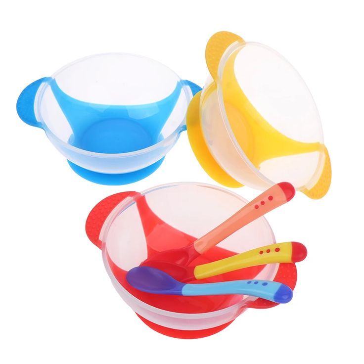 Baby Plate with Lid & Spoon